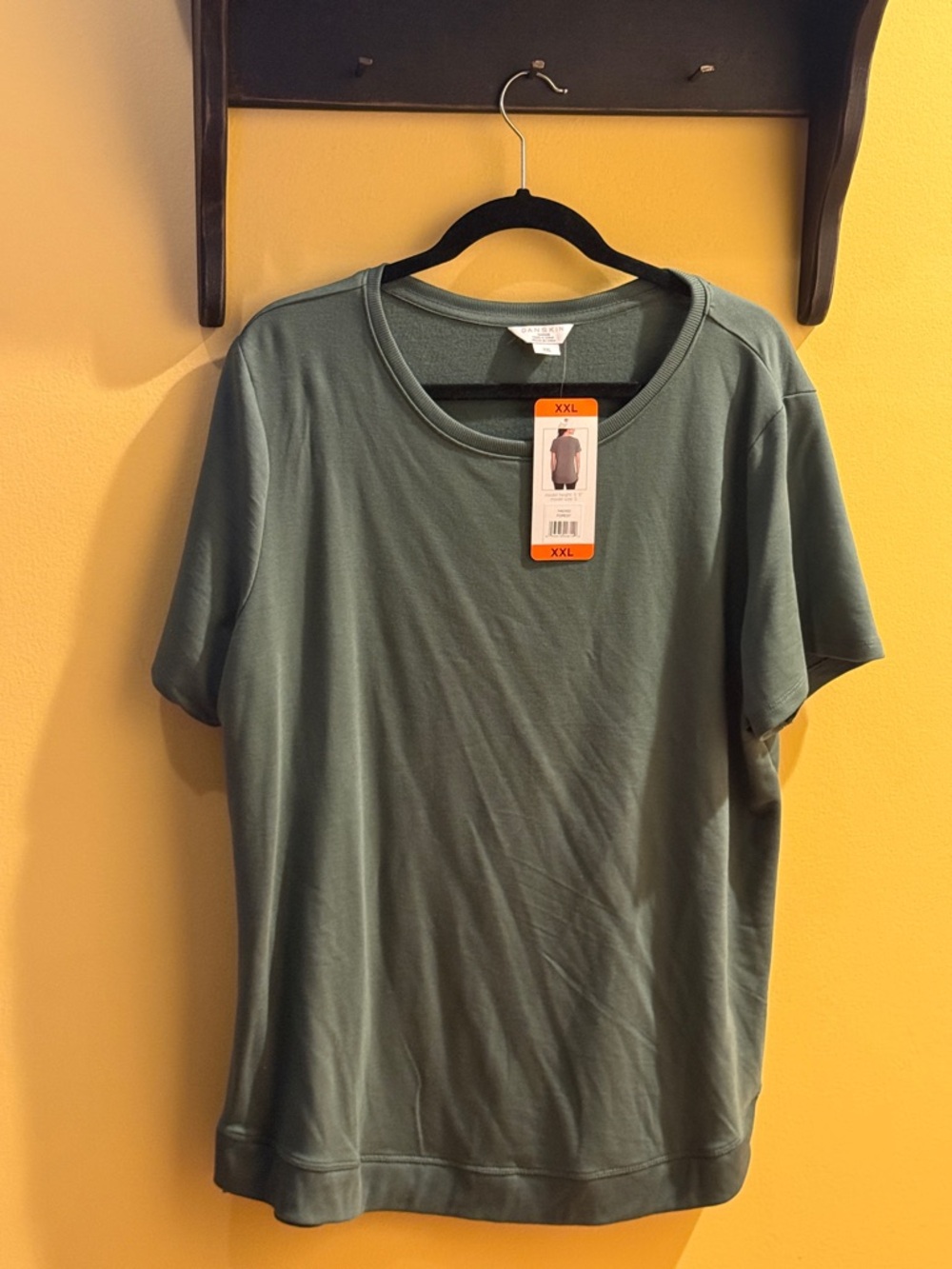 Danskin Forest Green Short Sleeve Crew Tee